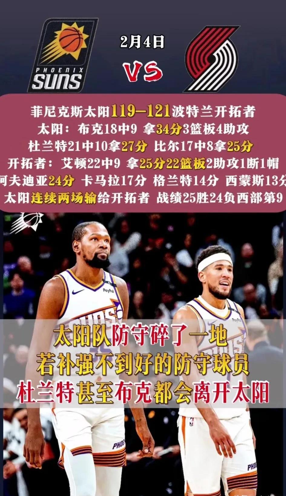 开拓者主帅：我们要打好每一场比赛的简单介绍